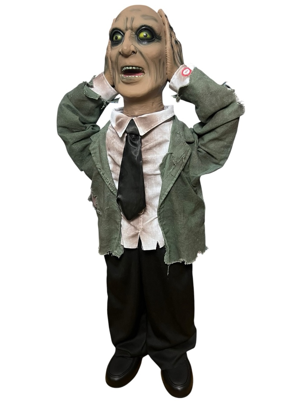 Heads Up Harry 32” Zombie Animated Halloween Prop Magic Power 2006 Tested/Works!